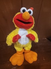 Vintage Sesame Street Elmo Chicken Dance Toy Fisher Price Mattel Dances Sings