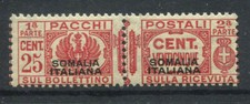 La Somalie 1928 Sass. 56 Neuf ** 100% colis postaux 25 c.