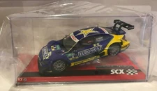 SCX 1/32 Slot Car Mercedes AMG C-Coupe DTM w/ LIGHTS! Paffett Euronics 10214 NEW
