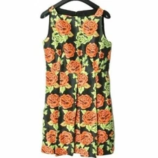 LABEL by five twelve Jacquard Fit & Flare Dress 6 Fully lined Zipper