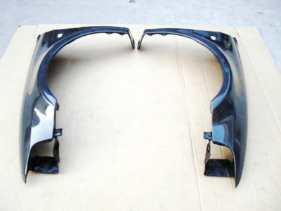 OEM EVO 6 Carbon Fiber Front Fender Mudguard 2Pcs For Mitsubishi Evolution 5 6