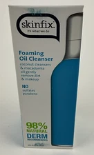 Skinfix Foaming Oil Cleanser Gentle 98% Natural for All Skin Types derm 3.4 oz