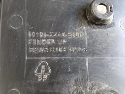 80105ZZA6E000 Nummernschildhalter für KAWASAKI J 300 J 300 2016 819688 - Afbeelding 3 van 6