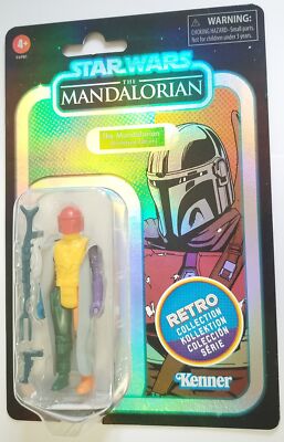 Star Wars Retro Collection Mandalorian Prototype Actionfigur Red Helmet