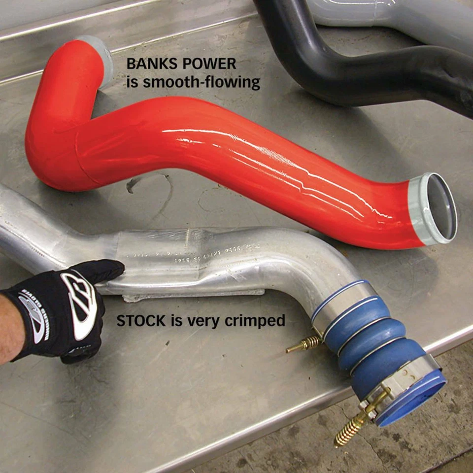 银行中间冷却器升级适用于 2005 - 2007 年福特 F250 F350 Super Duty 6.0L 柴油 — 第 3/4 张图片