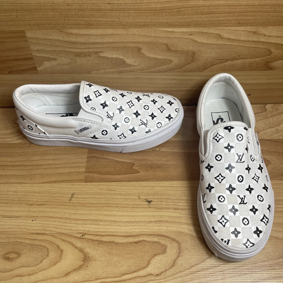 Louis vuitton checkered vans discount