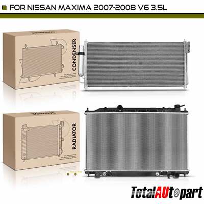 Radiator & AC Condenser Cooling Kit for Nissan Maxima 2007-2008 3.5L 21460ZK30A