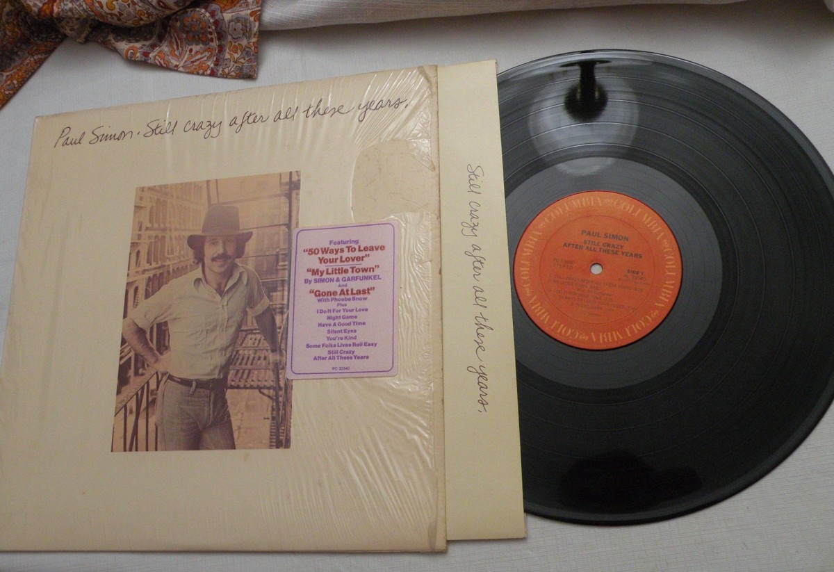 K*ケ様 Sunrize Record STILL SEALD HYPE STI LP, Paul Simon, Still Crazy After All These Years, SR HYPE