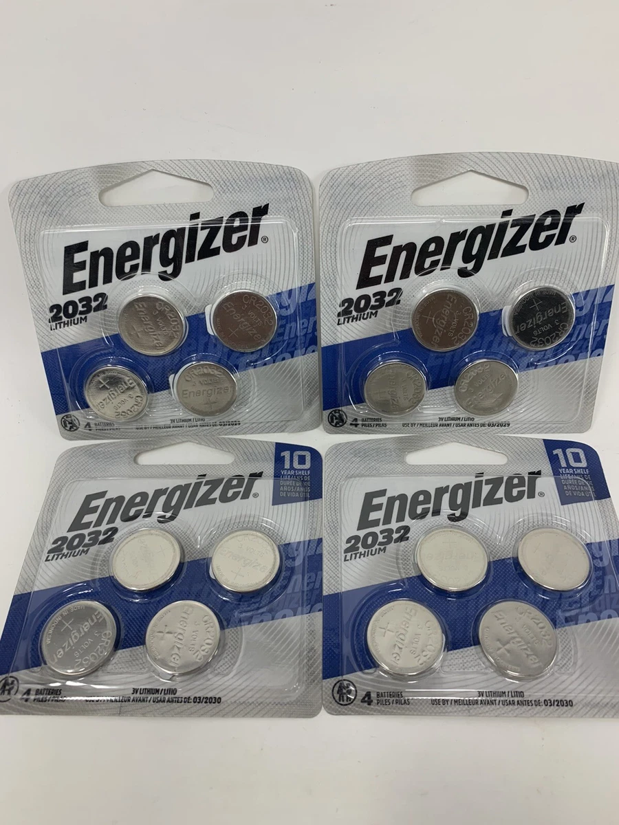 Energizer CR2032 Lithium Coin Cell Batteries 3V 