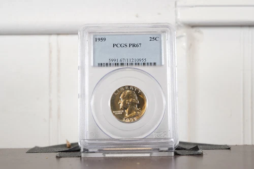 1959 25c Silver Proof Washington Quarter PR67 PCGS