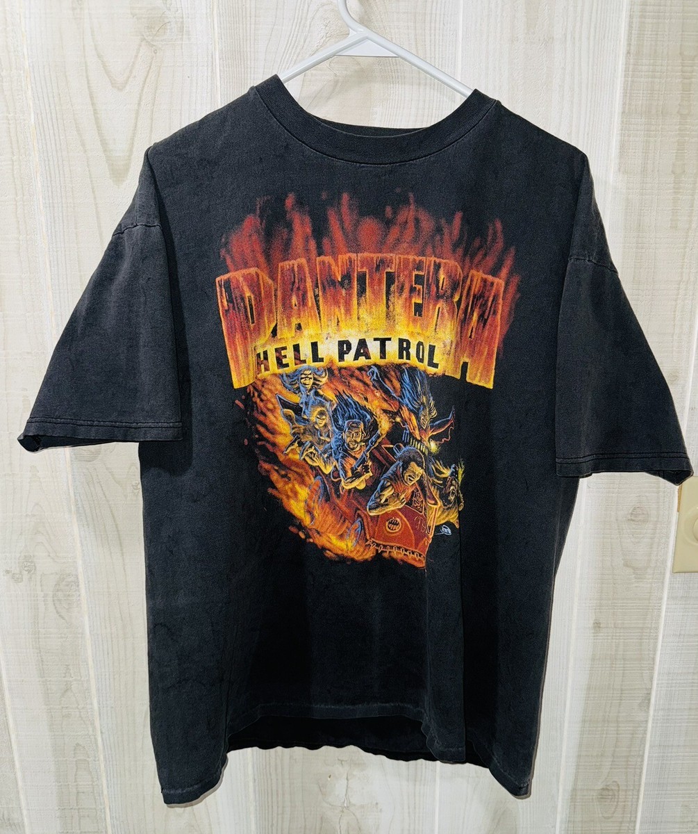 Vintage 1998 Pantera Hell Patrol Tour T-Shirt L | eBay
