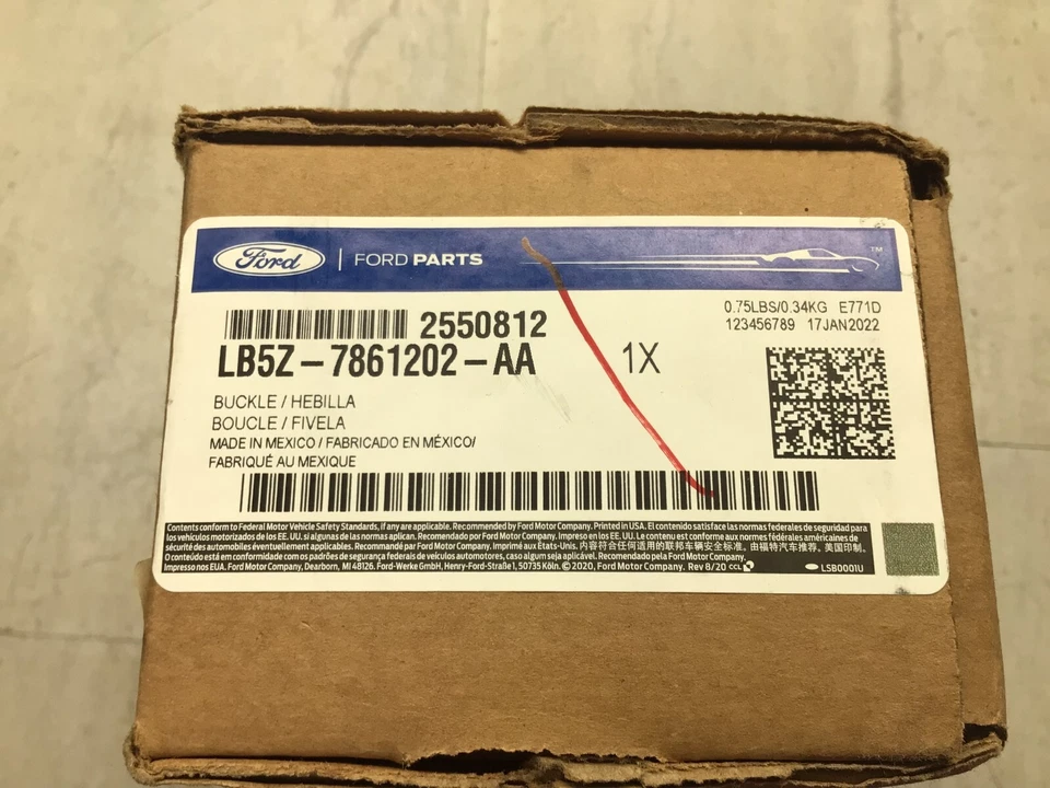 Ford Explorer Lincoln Aviator 2020-2022 OEM hebilla derecha extremo LB5Z-7861202-AA Foto 4 de 4