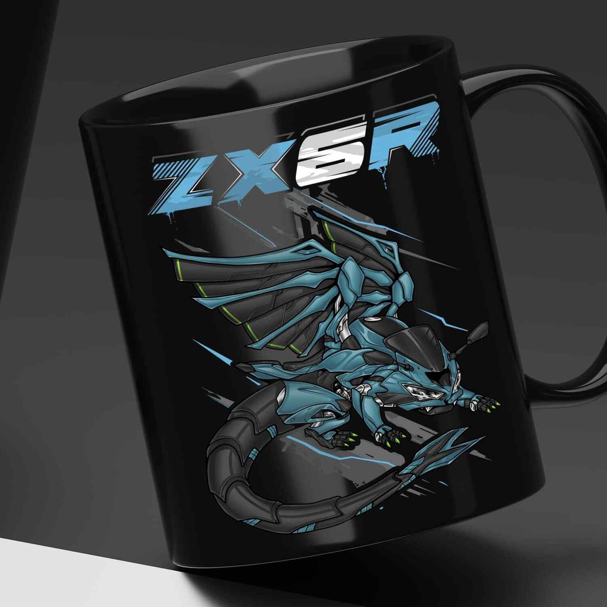 Kawasaki ZX-6R Ninja 2019-2023 Motorcycle Coffee Mug 11OZ