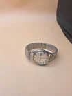 VINTAGE WATCH MEN'S, SEIKO QUARTZ, ALL STAINLESS STEEL,NEW CRYSTAL,WORK GOOD