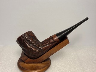 Mincer Era Custom Bilt FreeHand Rusticated Estate Tobacco Pipe/ NO STAND 27