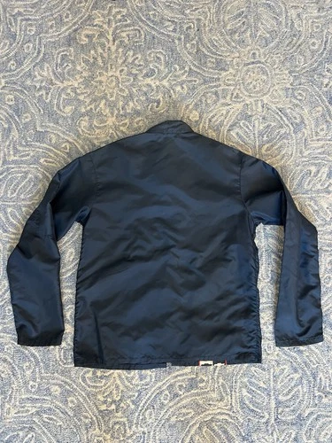 Vintage 60s 70s Chevrolet Bowtie Racing Jacket Nylon Cafe Racer Talon Zip XS USA image 11