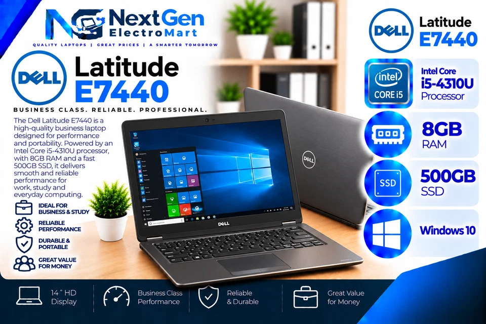 Dell Latitude E7440 · i5-4310U · 8GB · 500GB, photo 1 of 5