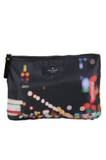 Kate Spade New York Womens Graphic Print Zipped Pouch Multicolor Size S