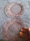 Set Of 2 Jeannette Cherry Blossom 9" Dinner Plates Replacements Depression Pink