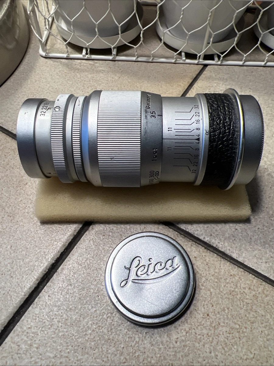 Leica Elmar F=9cm 1:4 #1287425 Ernst Leitz GmbH Wetzlar -read