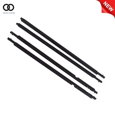 Fit For Toyota Corolla 2009-12 4pcs Weatherstrip Window Moulding Trim Seal Belt