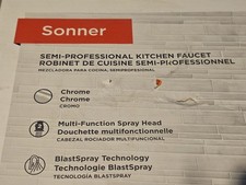 American Standard Sonner Single Handle Pull-Down Kitchen Faucet Chrome 117696002