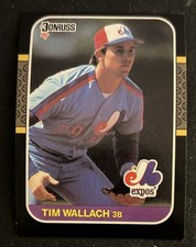 1987 Donruss Tim Wallach Baseball Card #179 Expos 3B VG O/C