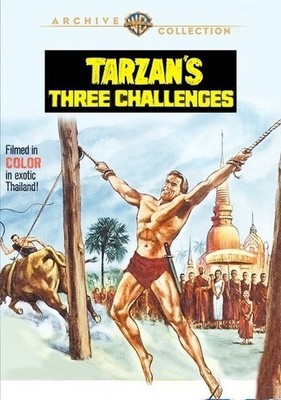 Tarzan's Three Challenges [New DVD] Mono Sound