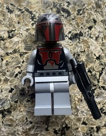 2013 LEGO Star Wars Minifigure Mandalorian Super Commando 75022 blaster jet pack