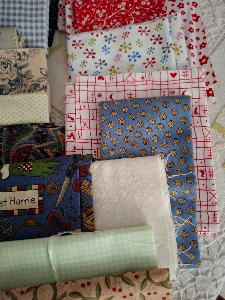 Stoffrestepaket Baumwolle Patchworkstoffe - Bild 2 von 4