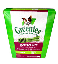 Greenies Teenie Dental Treats Weight Management For Dogs 5-15 lbs 96 Treats