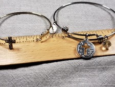 Lot Of 2 Beautiful Bracelet Cross Religious Christian Gift C6