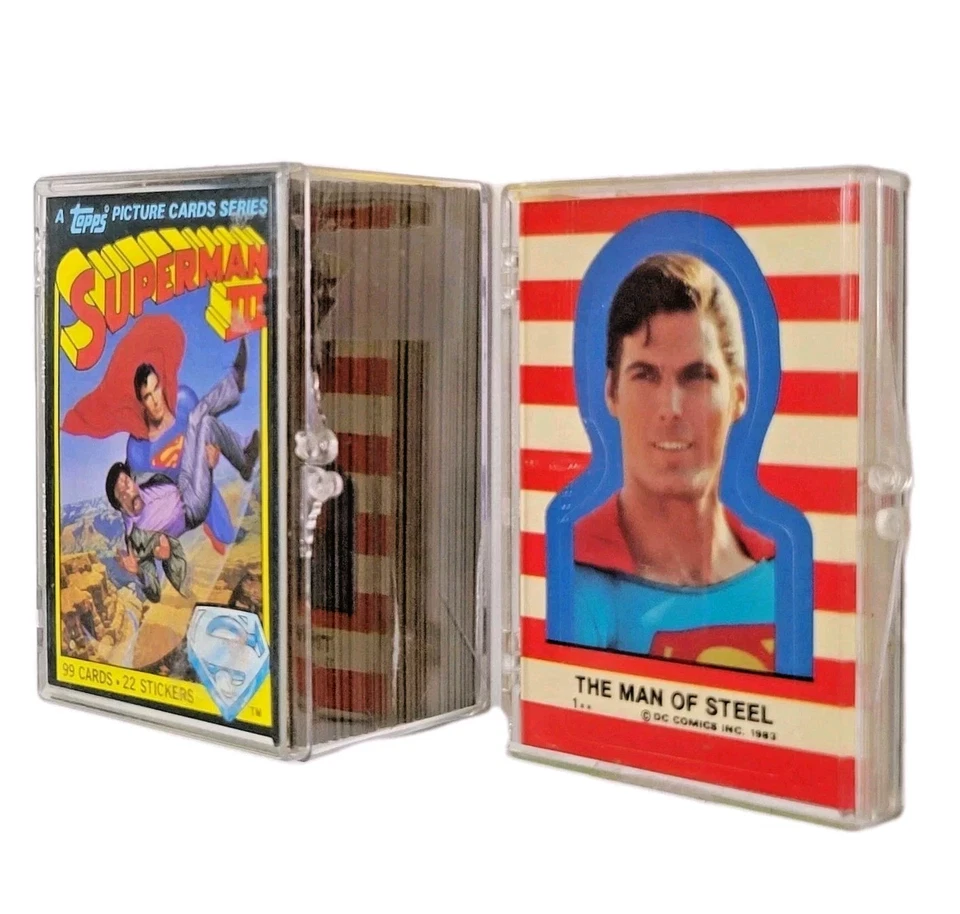 Superman III Cards W/ Stickers 1983 Complete Set In Excellent Vintage Condition  - Image 4 of 4