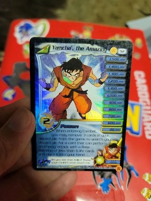 Yamcha The Amazing Dragon Ball Z CCG Score 2003 VTG anime Toei TCG Foil