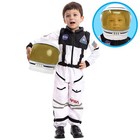 Toddler Astronaut Costume with Helmet - Space Suit for Halloween Cosplay