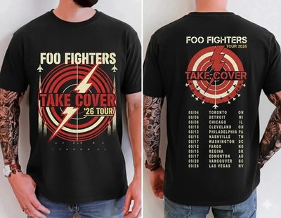 Foo Fighters Shirt Take Cover Tour 2026 Unisex T-Shirt CL778