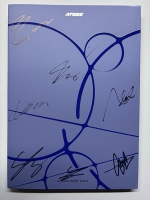ATEEZ [GOLDEN HOUR : Part. 4] All Member Autographed Signed Album