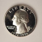 1776-1976 *S*PROOF  WASHINGTON SILVER QUARTER   *NICE *  - FREE SHIPPING! C3264