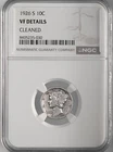 1926-S  10C MERCURY SILVER DIME  NGC VF DETAILS "CLEANED"  #8405235-030