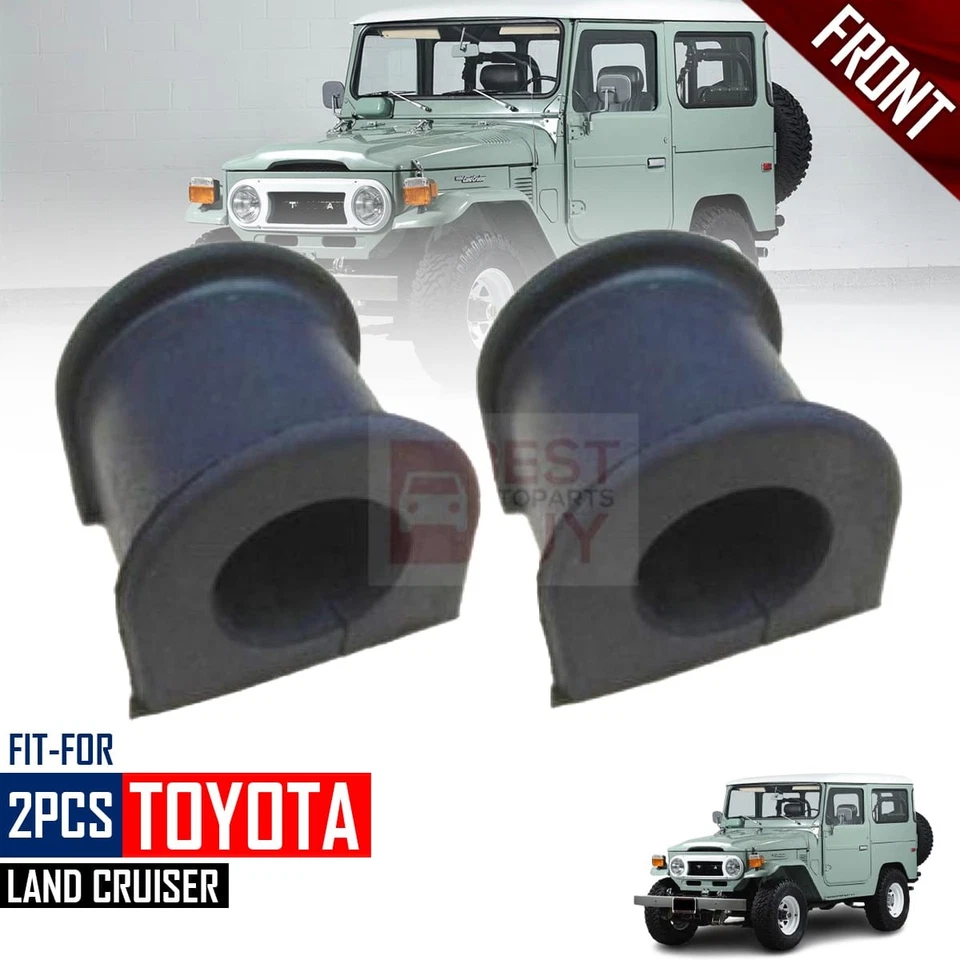 2X Buje estabilizador de suspensión delantera para Toyota Land Cruiser 1990-07 Foto 2 de 4