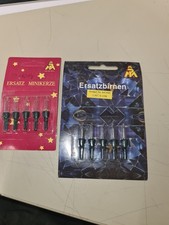 Ersatz Lämpchen Lichterkette Birnen 5er Set klar  2,4V 0,19W 0,18w  Außen
