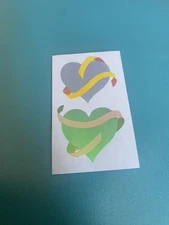 Mrs Grossman’s Pearly Limited Edition Hearts Half Sticker Strip