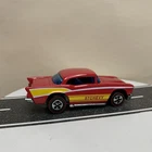 1998 Hot Wheels Flying Colors 30th '57 Chevy Bel Air Tri-Five Red w/Redlines NM