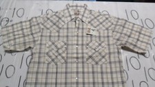 Small NWOT Vintage Ely Cattleman Plaid Button Up Western Wear Shirt