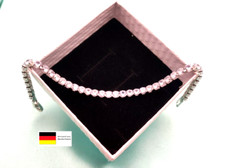 Armband Damen mit Zirkonia Kristalle besetzt Tennisarmband Zirkonrundschliff (S)