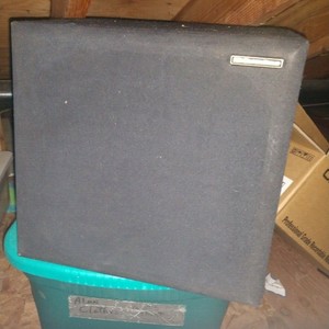 mtx black gold subwoofer