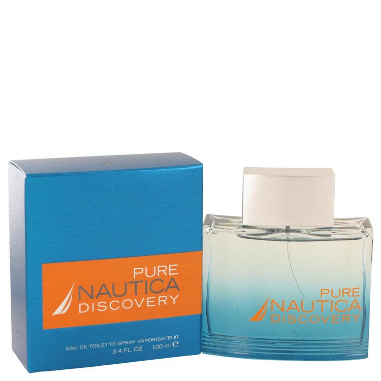 Nautica-Nautica Pure Discovery Men's Cologne 3.4oz/100ml Eau De  Toilette Spray