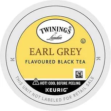 96ct - Twinings Earl Grey Flavored K-Cup Pods for Keurig, Caffeinated Black Tea