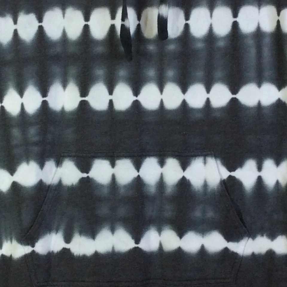 Sudadera con Capucha Mujer Talla M Té Verde Tie Dye Pullover Negro Blanco Rayas Gris Colores Foto 2 de 4