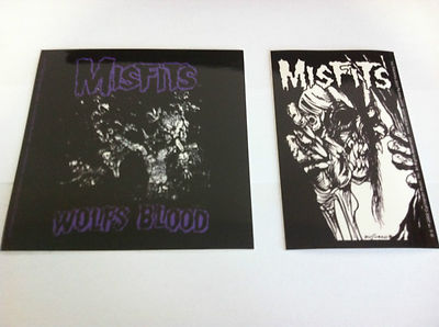 THE MISFITS 2-Pack of Stickers Wolfs Blood & Eyeball NEW OFFICIAL Danzig